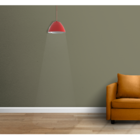 Pendente Aluminio G 1xe27 Vermelho-or1037|orluce